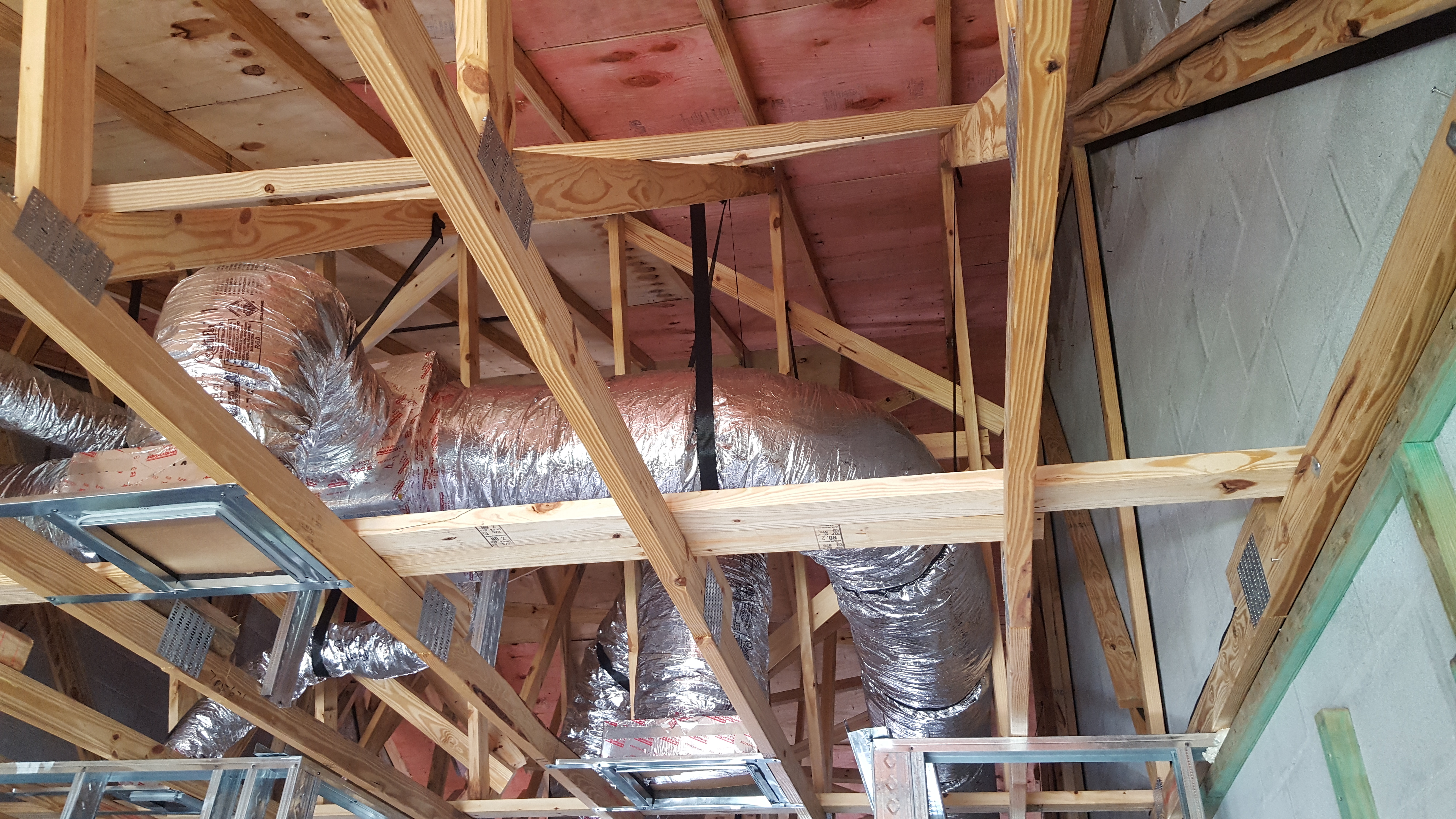 Ductwork installed by Elsmar Air Conditioning